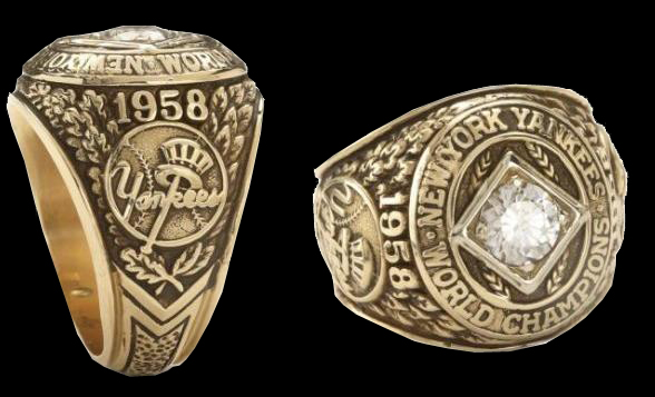 1958 Yankees World Series Ring