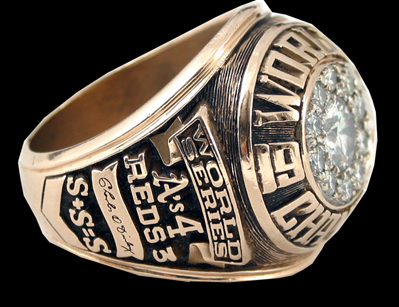 1972 Oakland Athletics World Series Ring