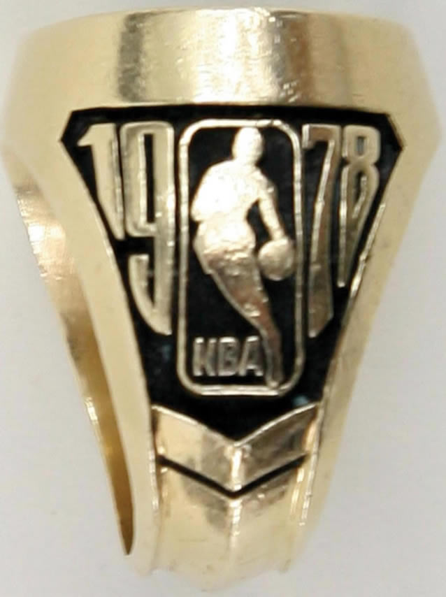 1978 Bullets NBA Ring