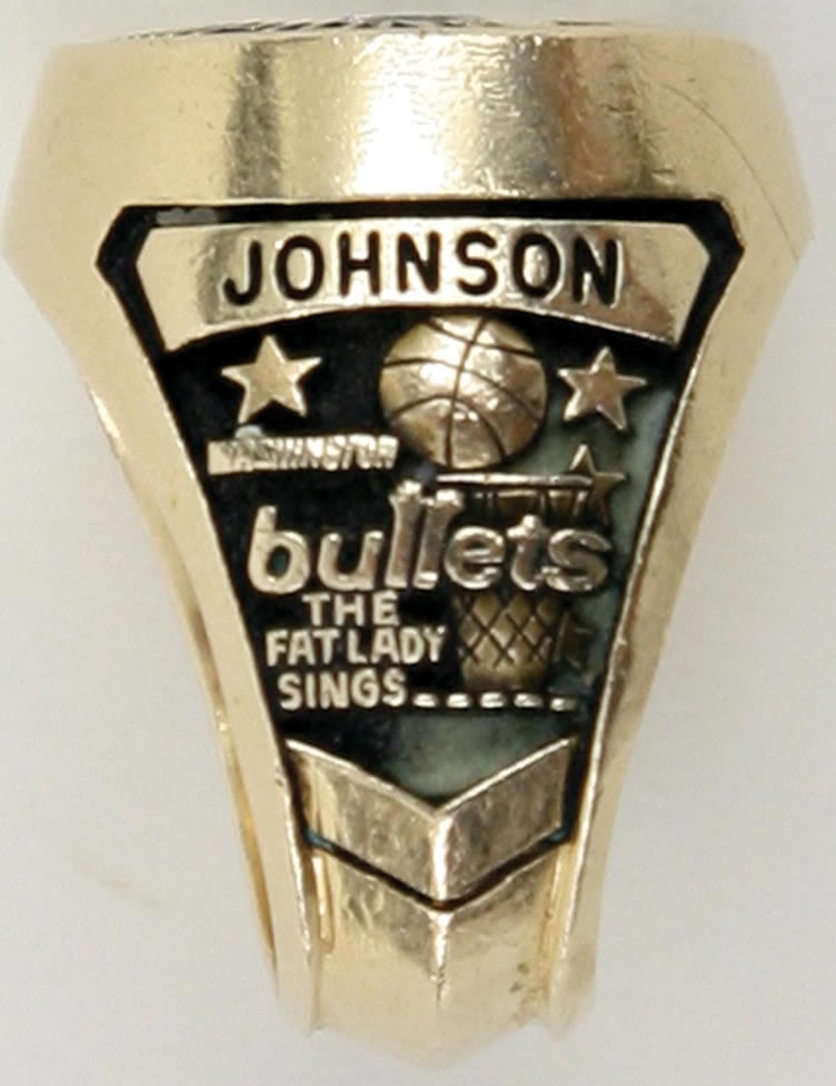 1978 Washington Bullets Ring