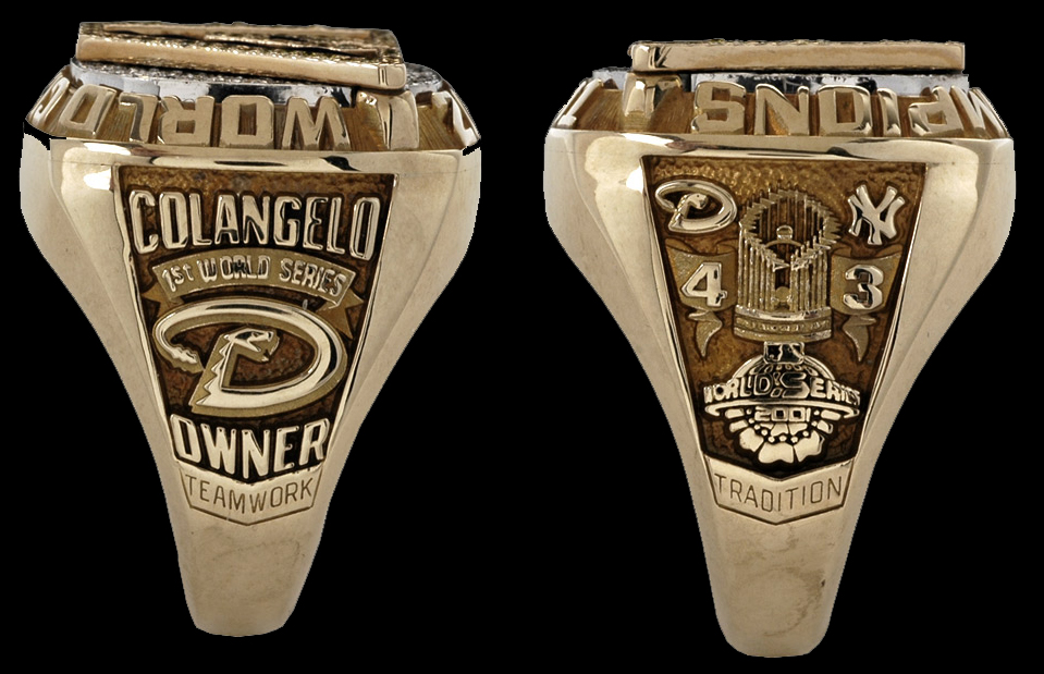 2001 Diamondbacks World Series Ring