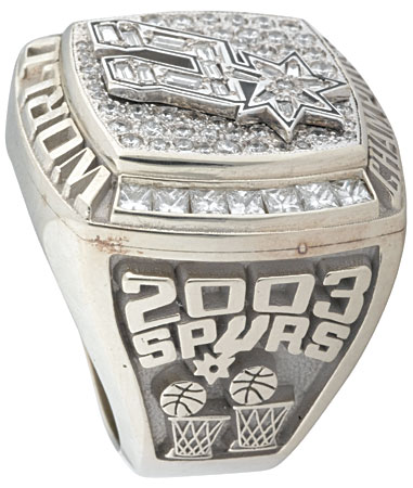 2003 Spurs NBA Ring
