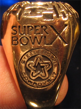 Superbowl X ring