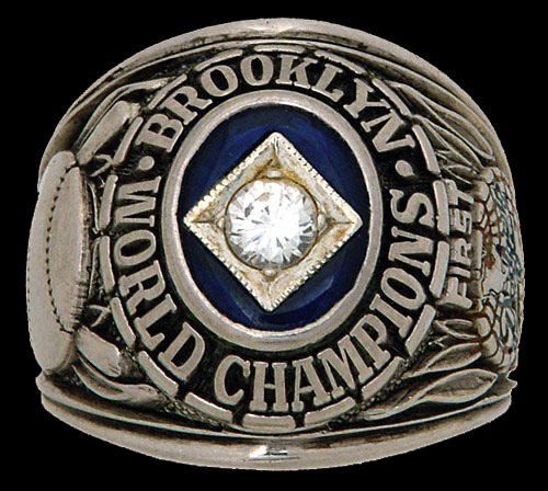 Dodgers 1955 World Series Ring