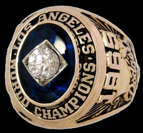 Dodgers 1965 World Series Ring