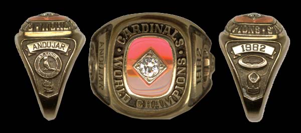 Cardinals 1982 World Series Ring