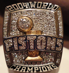 Pistons 2004 NBA Championship Ring
